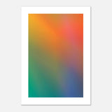 AAM_Dreamy Pastell Gradient Art Poster - Sommerglühen