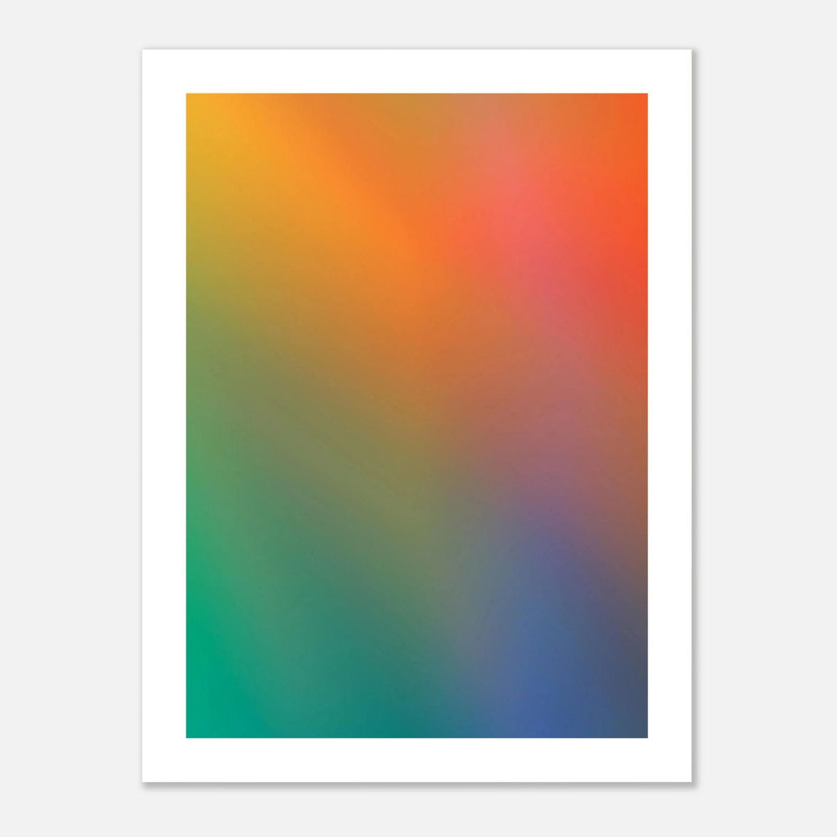 AAM_Dreamy Pastell Gradient Art Poster - Sommerglühen