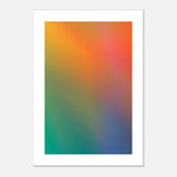 AAM_Dreamy Pastell Gradient Art Poster - Sommerglühen