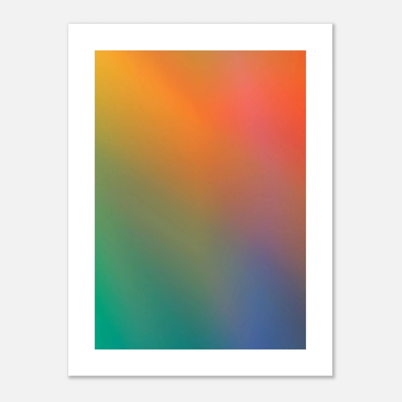 AAM_Dreamy Pastell Gradient Art Poster - Sommerglühen