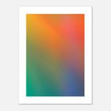 AAM_Dreamy Pastell Gradient Art Poster - Sommerglühen