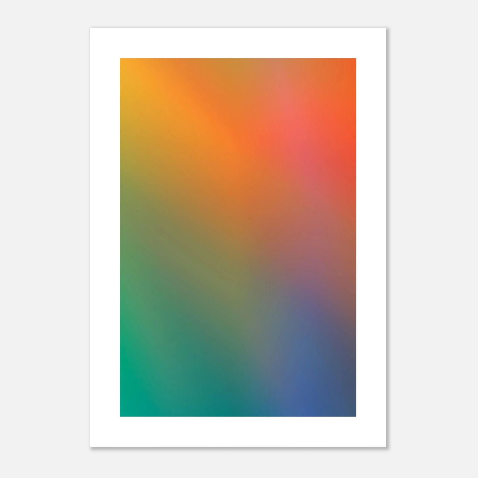 AAM_Dreamy Pastell Gradient Art Poster - Sommerglühen