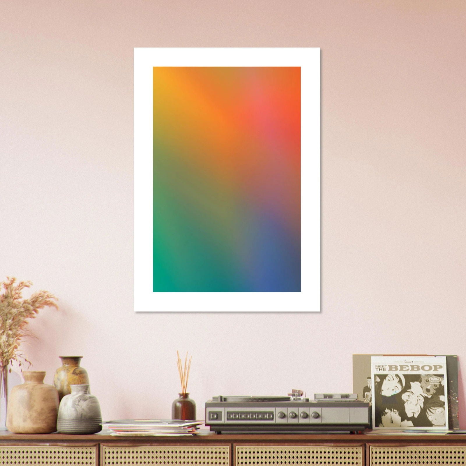 AAM_Dreamy Pastell Gradient Art Poster - Sommerglühen