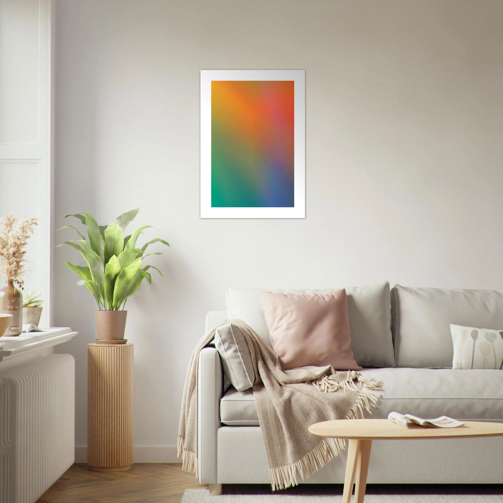 AAM_Dreamy Pastell Gradient Art Poster - Sommerglühen