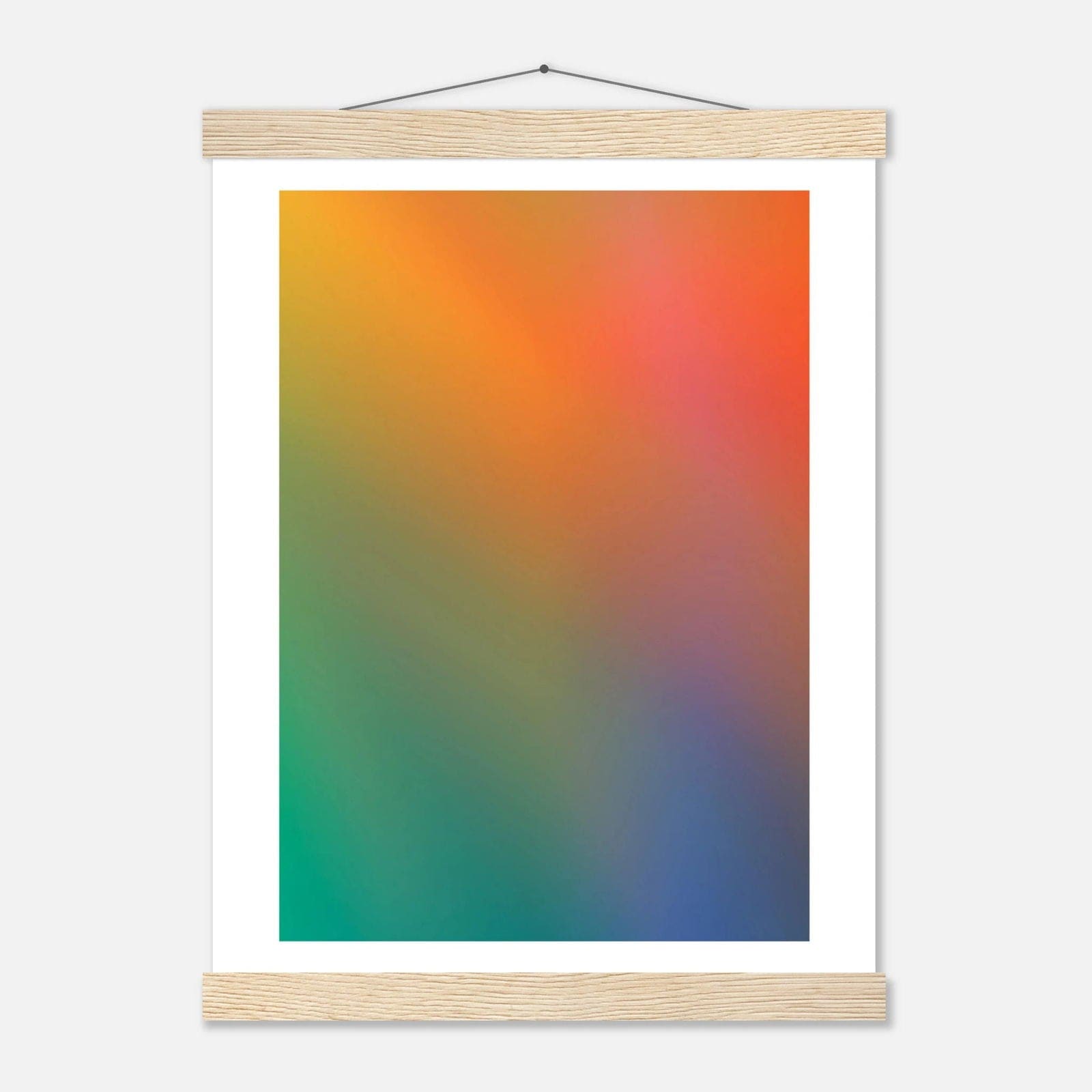 Framed Dreamy Pastell Gradient Art Poster als abstraktes Poster im modernen Design