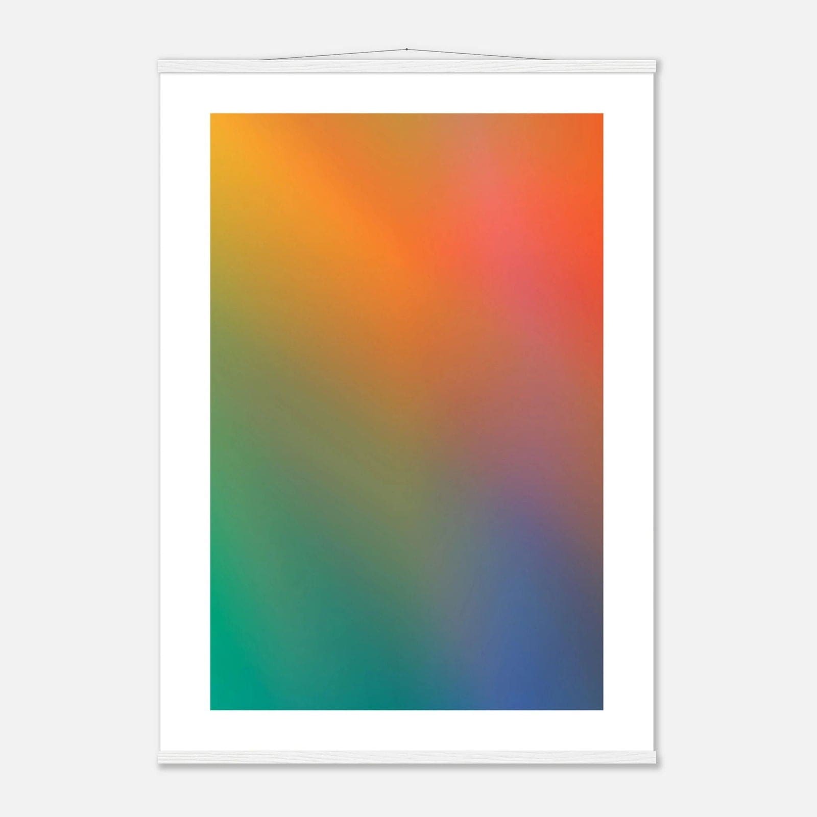 Farbverlauf Wandkunst im Abstraktes Poster Stil für das Sommerglühen Erlebnis