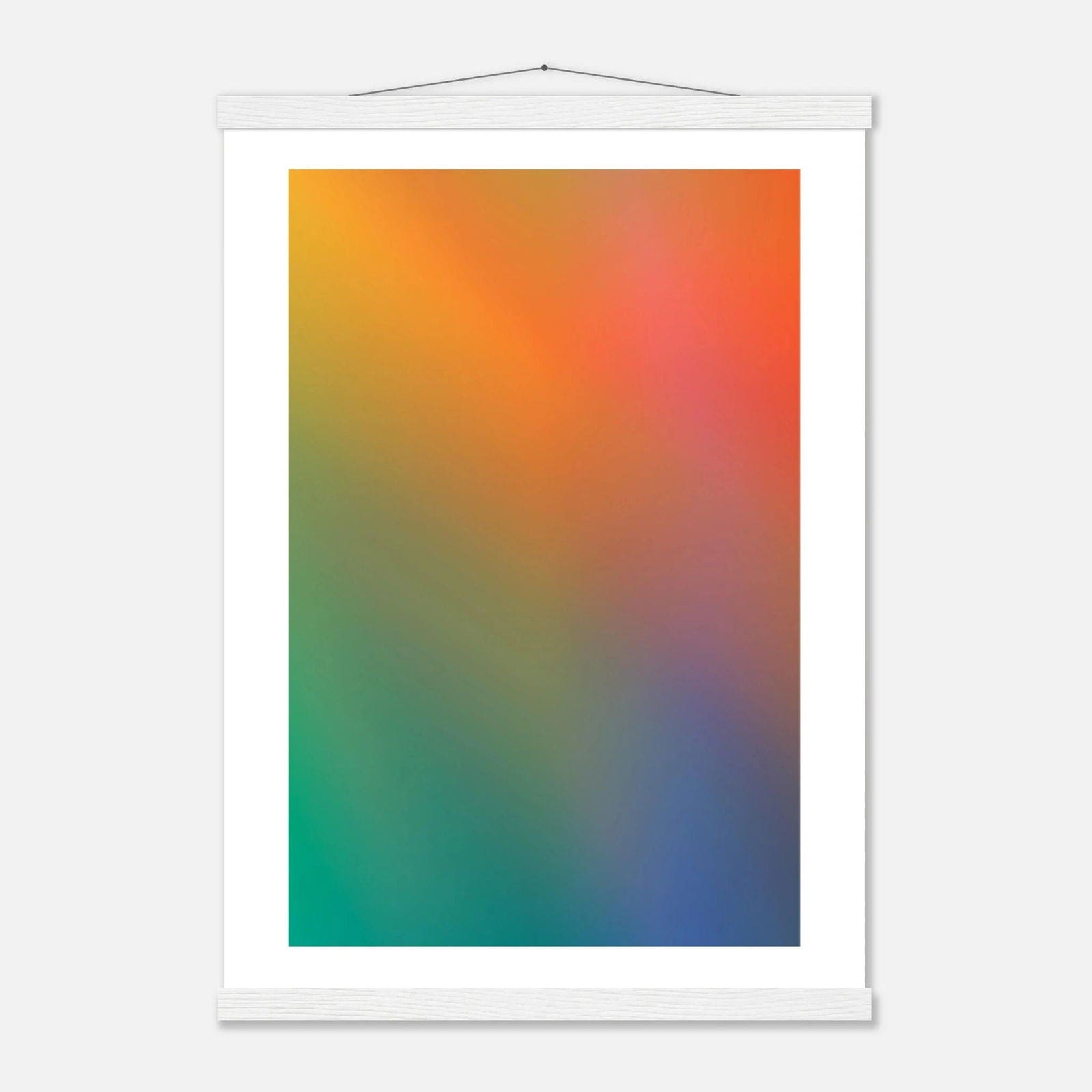 Buntes abstraktes Poster mit Farbverlauf im Dreamy Pastell Gradient Art Poster